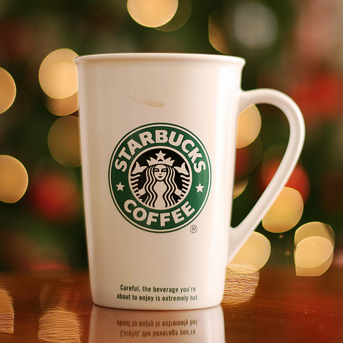 Starbucks' Christmas Bokeh by Piero Fissore
